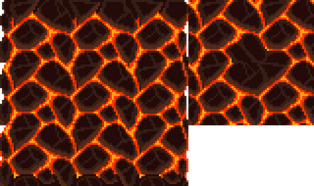 I Wanna Maker Volcano Tileset